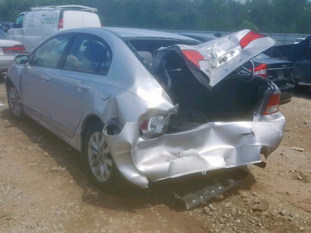 2HGFA1F98AH514101 - 2010 HONDA CIVIC EXL SILVER photo 3