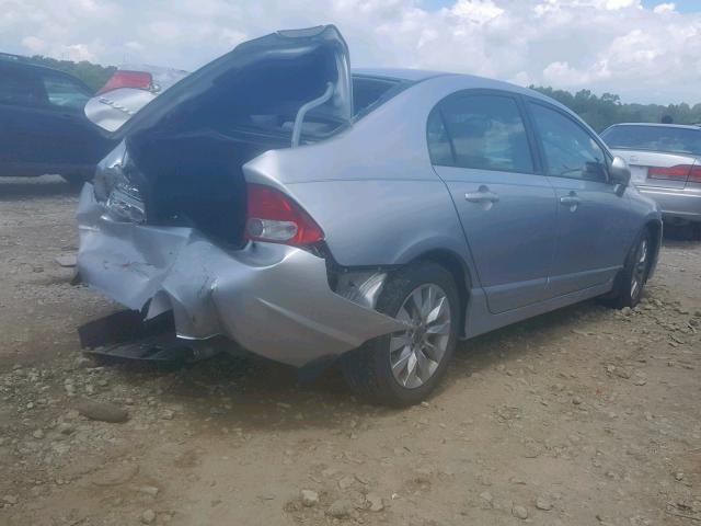 2HGFA1F98AH514101 - 2010 HONDA CIVIC EXL SILVER photo 4