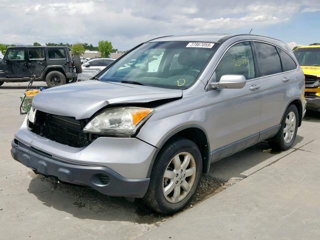 JHLRE48767C068025 - 2007 HONDA CR-V EXL SILVER photo 2