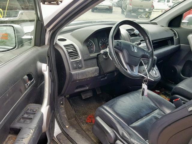 JHLRE48767C068025 - 2007 HONDA CR-V EXL SILVER photo 9