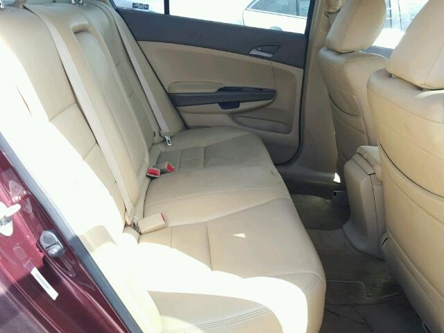 JHMCP26479C009013 - 2009 HONDA ACCORD LX- MAROON photo 6