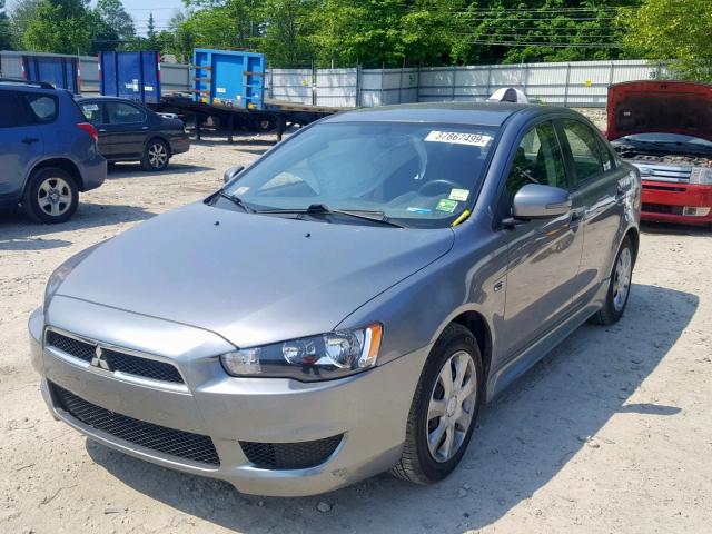 JA32U2FU4FU016835 - 2015 MITSUBISHI LANCER ES GRAY photo 2