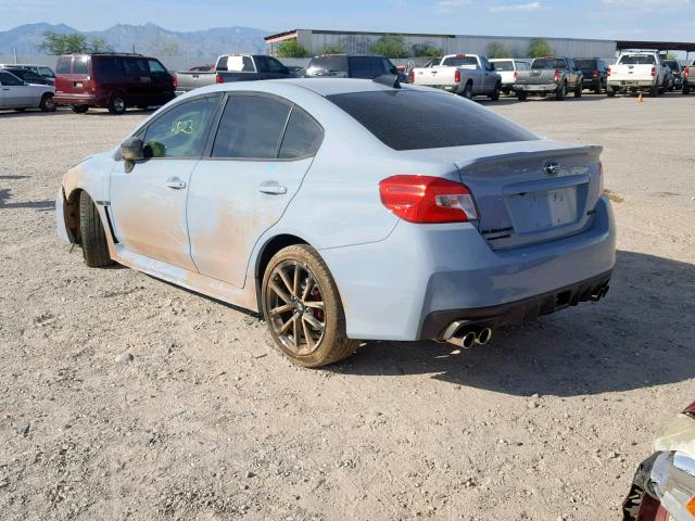 JF1VA1B63K9809796 - 2019 SUBARU WRX PREMIU GRAY photo 3