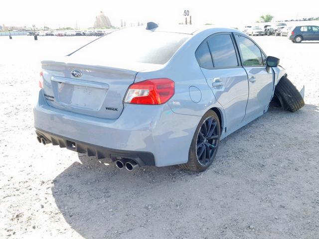 JF1VA1B63K9809796 - 2019 SUBARU WRX PREMIU GRAY photo 4