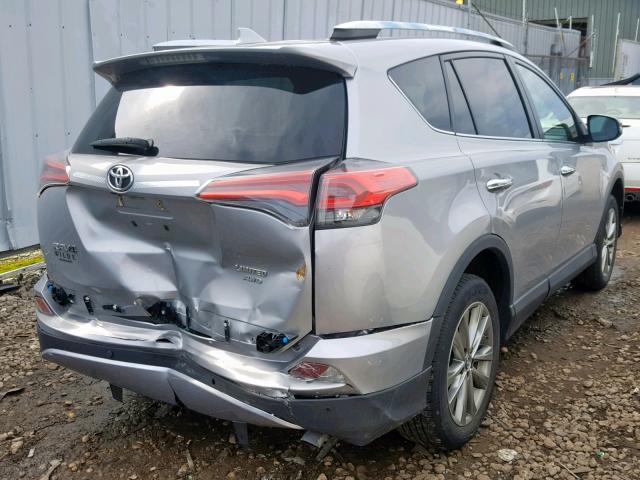 2T3DFREV2GW483845 - 2016 TOYOTA RAV4 LIMIT SILVER photo 4