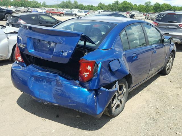 1G8AL52F55Z148491 - 2005 SATURN ION LEVEL BLUE photo 4