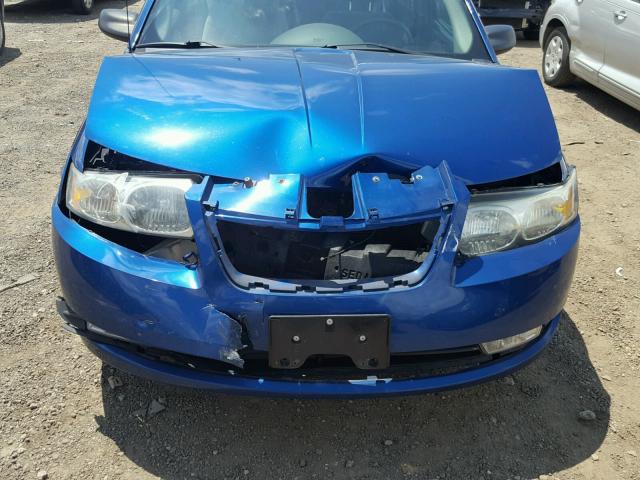 1G8AL52F55Z148491 - 2005 SATURN ION LEVEL BLUE photo 7