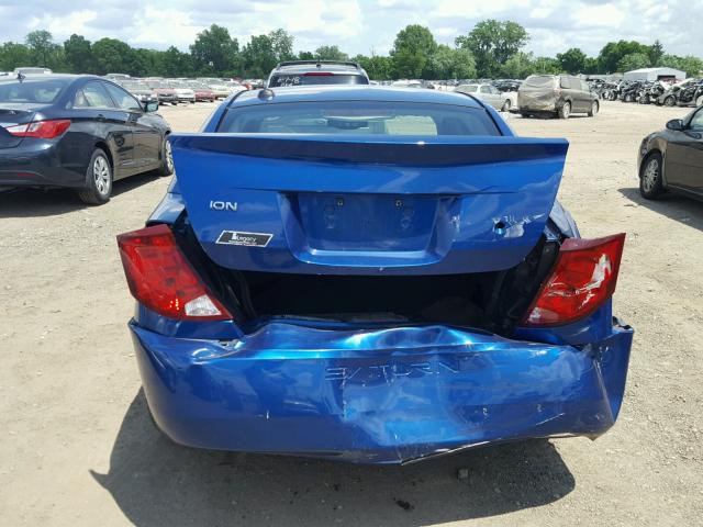 1G8AL52F55Z148491 - 2005 SATURN ION LEVEL BLUE photo 9