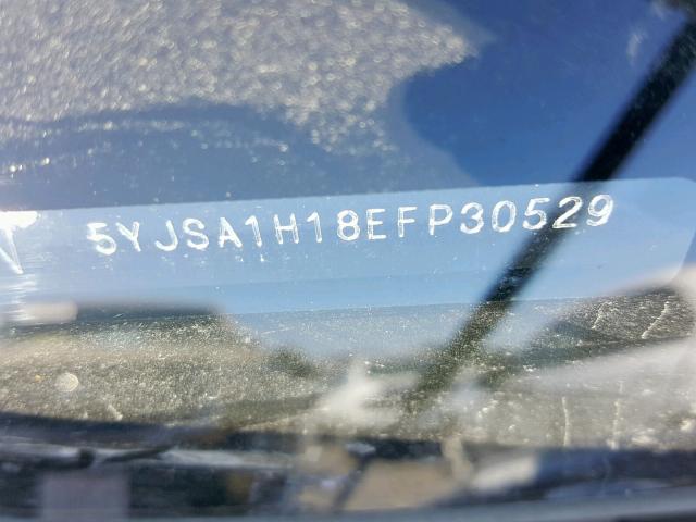 5YJSA1H18EFP30529 - 2014 TESLA MODEL S فضي صورة 10