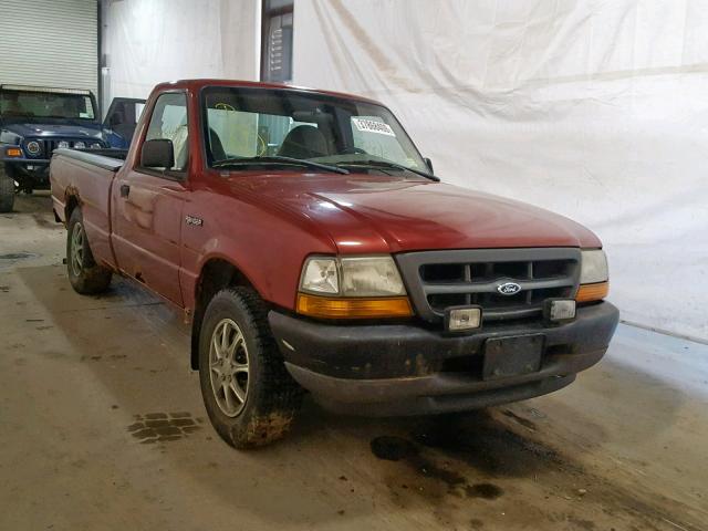 1FTYR10V4YTB26205 - 2000 FORD RANGER RED photo 1