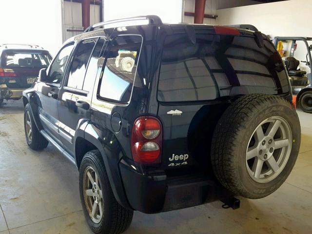 1J4GL58K05W547311 - 2005 JEEP LIBERTY LI BLACK photo 3