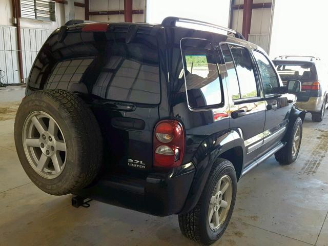 1J4GL58K05W547311 - 2005 JEEP LIBERTY LI BLACK photo 4