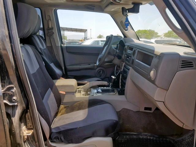1J8HG48N96C352287 - 2006 JEEP COMMANDER 黑色 照片 5