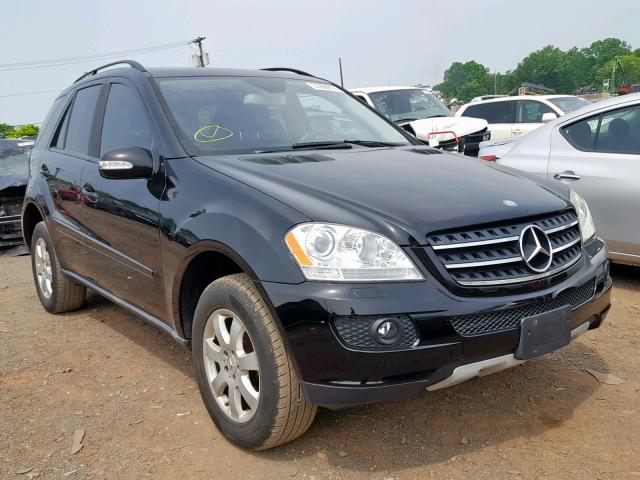 4JGBB86E77A228128 - 2007 MERCEDES-BENZ ML 350 BLACK photo 1