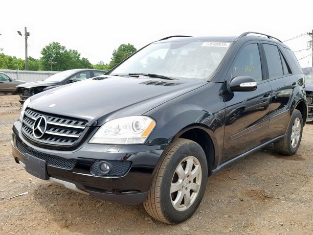 4JGBB86E77A228128 - 2007 MERCEDES-BENZ ML 350 BLACK photo 2