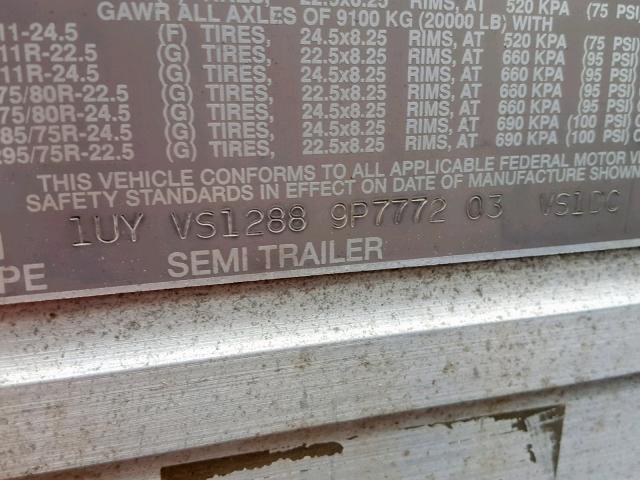 1UYVS12889P777203 - 2009 UTILITY TRAILER 黑色 照片 10