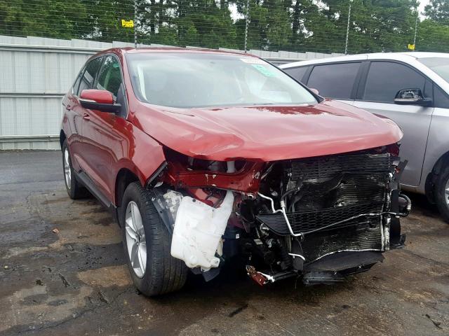 2FMPK3J8XJBC09692 - 2018 FORD EDGE SEL RED photo 1