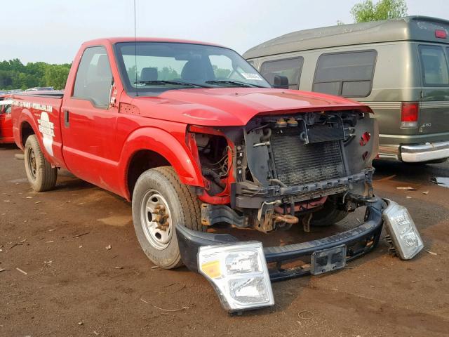 1FTBF2A63BEA25132 - 2011 FORD F250 SUPER RED photo 1