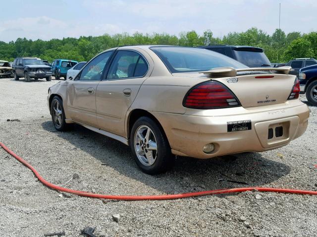 1G2NF52F24M528581 - 2004 PONTIAC GRAND AM S GOLD photo 3