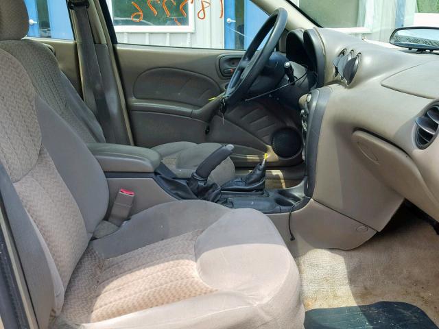 1G2NF52F24M528581 - 2004 PONTIAC GRAND AM S GOLD photo 5