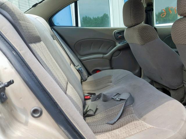 1G2NF52F24M528581 - 2004 PONTIAC GRAND AM S GOLD photo 6