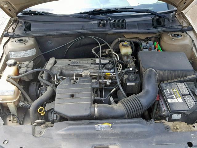 1G2NF52F24M528581 - 2004 PONTIAC GRAND AM S GOLD photo 7