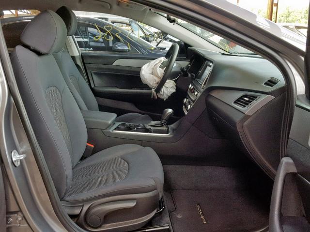 5NPE34AF0JH621668 - 2018 HYUNDAI SONATA SPO GRAY photo 5