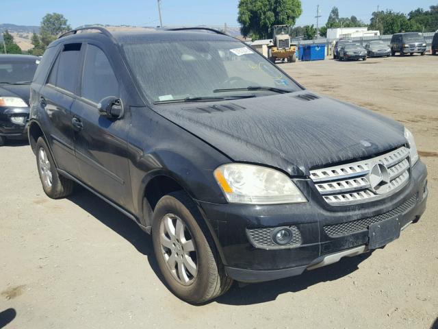 4JGBB86E66A022944 - 2006 MERCEDES-BENZ ML 350 BLACK photo 1