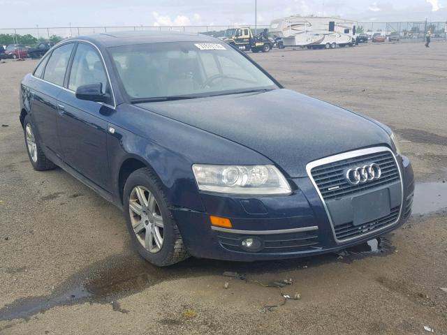 WAUDG74FX5N104569 - 2005 AUDI A6 3.2 QUA BLUE photo 1