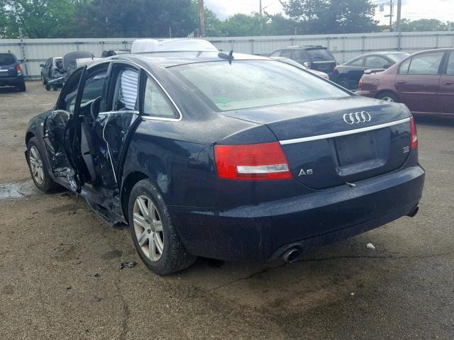 WAUDG74FX5N104569 - 2005 AUDI A6 3.2 QUA BLUE photo 3