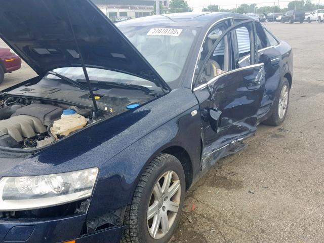 WAUDG74FX5N104569 - 2005 AUDI A6 3.2 QUA BLUE photo 9