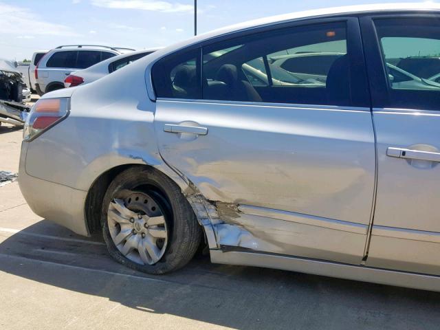 1N4AL2AP8CN545475 - 2012 NISSAN ALTIMA BAS SILVER photo 9