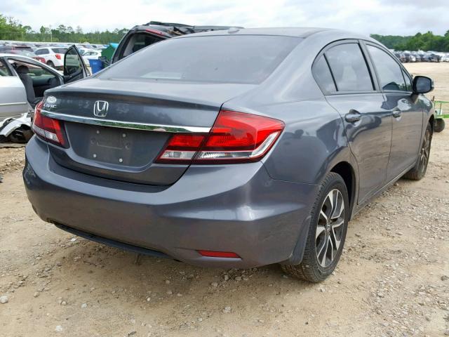 19XFB2F96DE007389 - 2013 HONDA CIVIC EXL GRAY photo 4