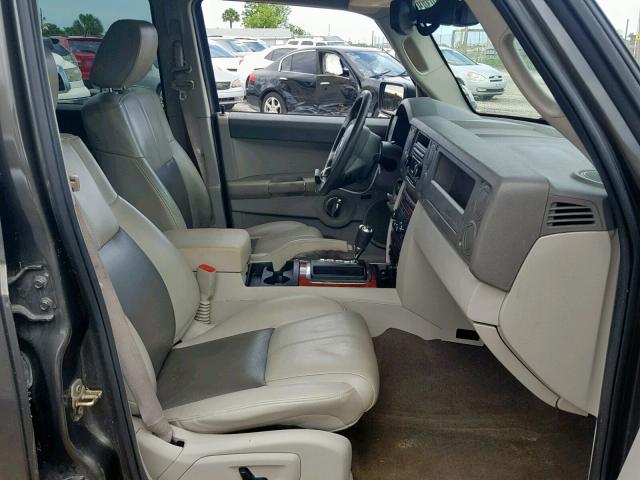 1J8HH58296C355103 - 2006 JEEP COMMANDER 棕色 照片 5