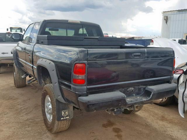 1B7KF236XWJ189858 - 1998 DODGE RAM 2500 BLACK photo 3