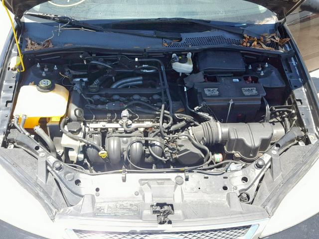 1FAFP34N37W180780 - 2007 FORD FOCUS ZX4 BLACK photo 7