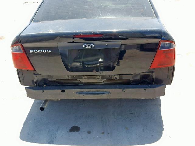 1FAFP34N37W180780 - 2007 FORD FOCUS ZX4 BLACK photo 9