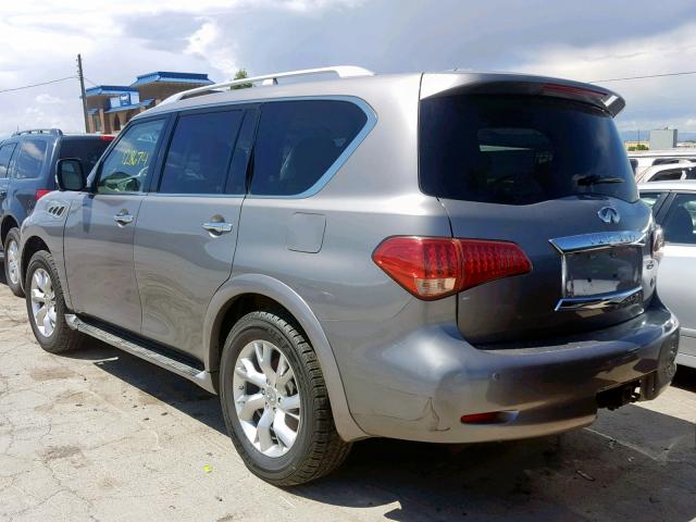 JN8AZ2NE6D9042138 - 2013 INFINITI QX56 GRAY photo 3