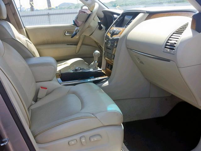 JN8AZ2NE6D9042138 - 2013 INFINITI QX56 GRAY photo 5