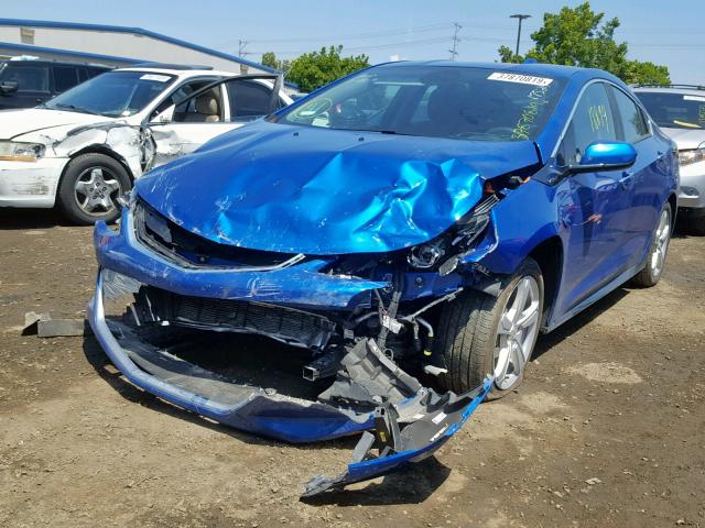 1G1RC6S56JU118177 - 2018 CHEVROLET VOLT LT BLUE photo 2