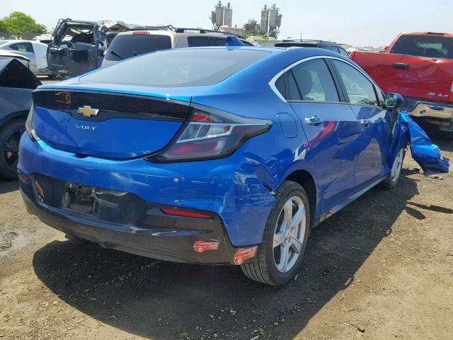 1G1RC6S56JU118177 - 2018 CHEVROLET VOLT LT BLUE photo 4