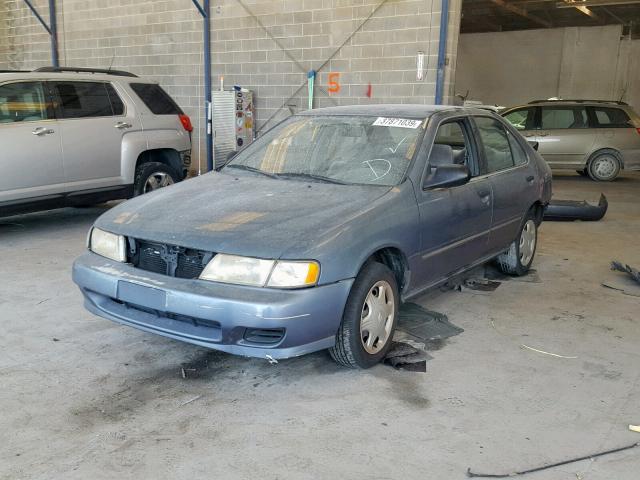 1N4AB41D7WC724563 - 1998 NISSAN SENTRA E SILVER photo 2