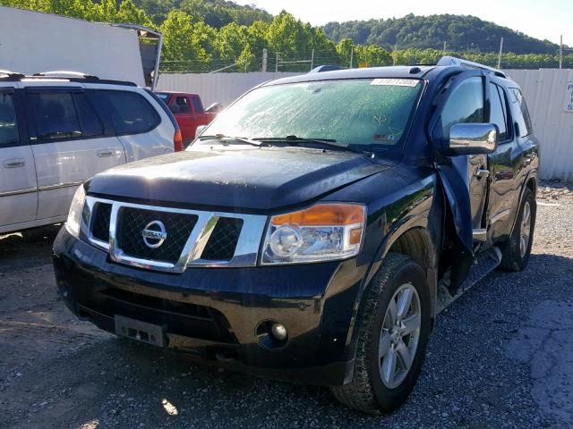 5N1AA0NE0EN607348 - 2014 NISSAN ARMADA PLA BLACK photo 2