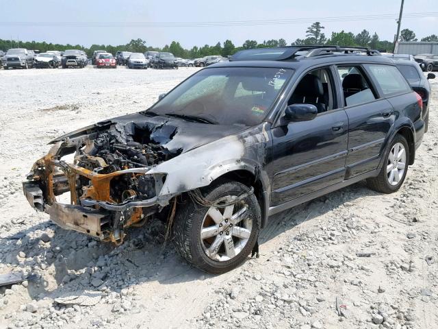 4S4BP62C667344068 - 2006 SUBARU LEGACY OUT BLACK photo 2