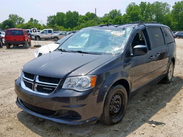 2D4RN4DG1BR706431 - 2011 DODGE GRAND CARA GRAY photo 2