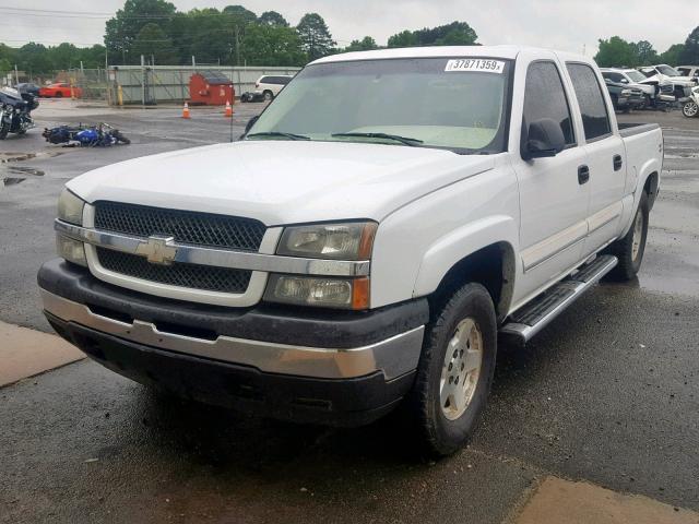 2GCEK13T151209982 - 2005 CHEVROLET SILVERADO WHITE photo 2