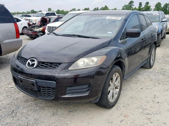 JM3ER293690222261 - 2009 MAZDA CX-7 PURPLE photo 2