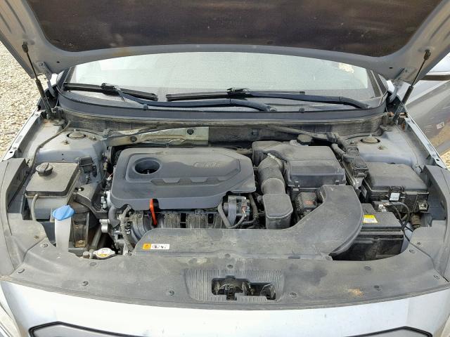 5NPE34AF5FH080043 - 2015 HYUNDAI SONATA SPO SILVER photo 7