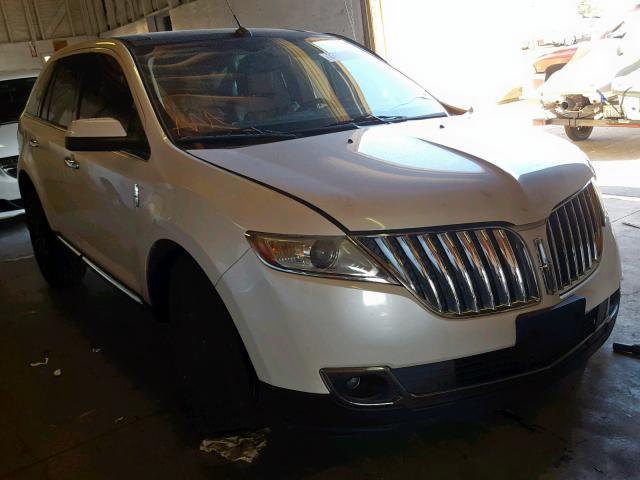 2LMDJ8JKXBBJ28129 - 2011 LINCOLN MKX WHITE photo 1