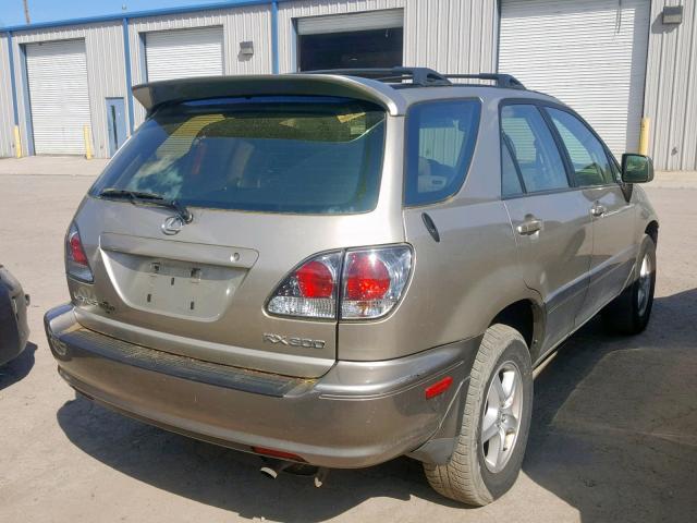 JTJHF10U230294044 - 2003 LEXUS RX 300 GOLD photo 4